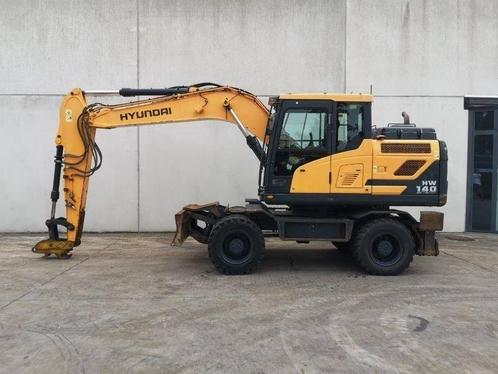 Veiling: Wielgraafmachine Hyundai HW140 Diesel 2017, Zakelijke goederen, Machines en Bouw | Kranen en Graafmachines, Graafmachine