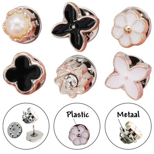 Fako Bijoux® - Pin Broche Mini - Steek Pin Knopen Set - 6, Sieraden, Tassen en Uiterlijk, Broches, Verzenden
