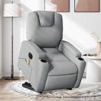 vidaXL Sta-op-massagestoel elektrisch verstelbaar stof, Huis en Inrichting, Fauteuils, Verzenden, Nieuw