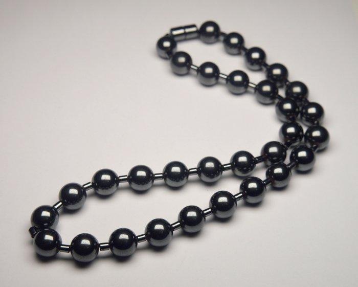 Black Hematite - Halsketting, Verzamelen, Mineralen en Fossielen