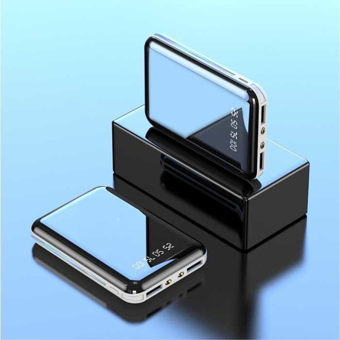 Dual 2x USB Poort Mini Powerbank 20.000mAh - LED Display, Telecommunicatie, Powerbanks, Nieuw, Verzenden