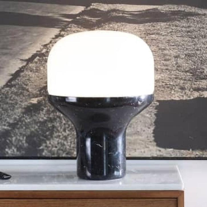 Martinelli Luce Delux Tafellamp Marmer Carrara Junior, Huis en Inrichting, Lampen | Tafellampen, Nieuw, Verzenden