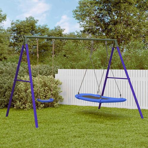 vidaXL Schommelset met schommel en nestschommel, Kinderen en Baby's, Speelgoed | Buiten | Speeltoestellen, Nieuw, Verzenden