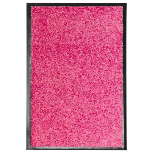 vidaXL Deurmat wasbaar 40x60 cm roze, Tuin en Terras, Deurmatten, Nieuw, Verzenden