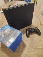 Sony - Playstation 4 (PS4) - Slim - Videogameconsole + games, Spelcomputers en Games, Spelcomputers | Overige Accessoires, Nieuw