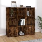 vidaXL Boekenkast 98x30x98 cm gerookt eikenkleurig, Huis en Inrichting, Verzenden, Nieuw, 50 tot 100 cm, Minder dan 100 cm