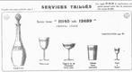 Baccarat - Karaf - Service forme  11140 aille 12659  -