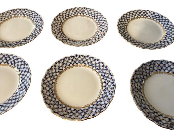Lomonosov Imperial Porcelain Factory - Bord (6) - Porselein, Antiek en Kunst, Antiek | Meubels | Tafels