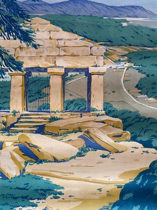 Andre Fremond - Rare Original Vintage French Saison d’Ete, Antiek en Kunst, Kunst | Tekeningen en Foto's