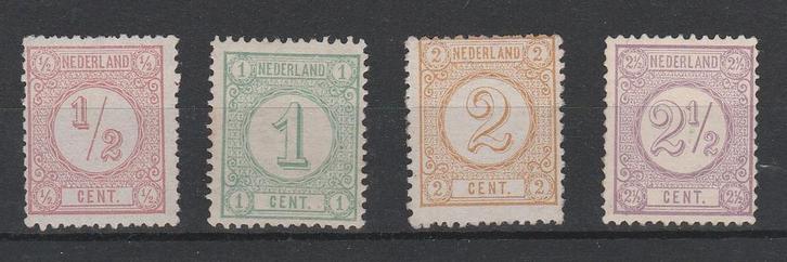 Postzegels  Nederland 1876 Cijfer  NR.30-33 (154), Postzegels en Munten, Postzegels | Nederland, Postfris, T/m 1940, Verzenden