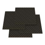 Akoestisch wandpaneel Vang 4-delig set 1,44 m² diagonaal eik, Huis en Inrichting, Woonaccessoires | Wanddecoraties, Verzenden