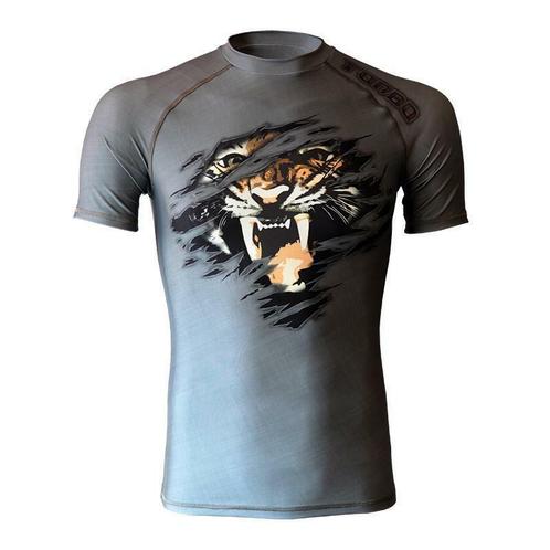 TONBO rashguard MAD TIGER short sleeve, Sport en Fitness, Vechtsporten en Zelfverdediging, Nieuw, Verzenden