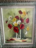 Annie Mari-Roustan (1920-2011 - Nature morte au bouquet