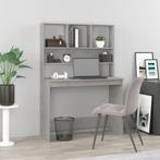 vidaXL Bureau met schappen 102x45x148 cm bewerkt hout, Huis en Inrichting, Bureaus, Verzenden, Nieuw