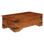 vidaXL Salontafel 110x55x35 cm massief acaciahout met, Huis en Inrichting, Tafels | Salontafels, 100 tot 150 cm, Verzenden, Nieuw