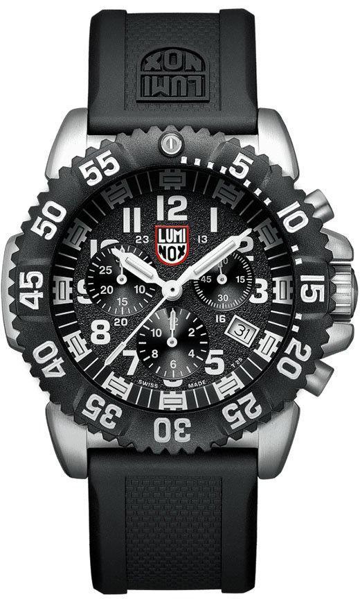 Luminox XS.3181.F Steel Colormark Chronograph horloge 44 mm, Sieraden, Tassen en Uiterlijk, Horloges | Heren, Polshorloge, Nieuw