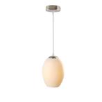 Design hanglamp chroom, Giulio, Huis en Inrichting, Lampen | Hanglampen, Design, Nieuw, Ophalen of Verzenden, Glas