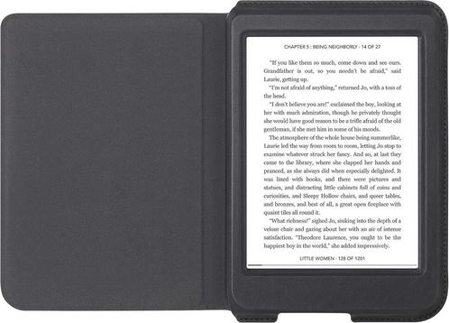 Kobo Nia SleepCover Leren E-Reader Case - Zwart, Computers en Software, E-readers, Zo goed als nieuw, Verzenden