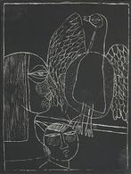 Corneille (1922-2010) - Le grand oiseau familier, Antiek en Kunst, Kunst | Schilderijen | Modern