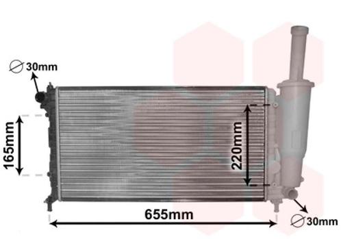 RADIATOR VOOR FIAT PUNTO II 1999-2002 46554979, Auto-onderdelen, Airco en Verwarming, Nieuw, Ophalen of Verzenden