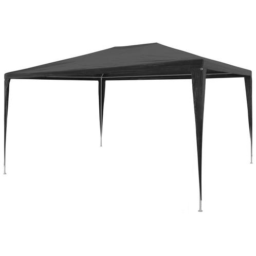 vidaXL Partytent 3x4 m PE antraciet, Tuin en Terras, Partytenten, Partytent, Nieuw, Verzenden