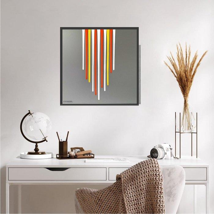 Giuseppe Fortunato (1956) - Colate, acrchivio n° 24062-9, Antiek en Kunst, Kunst | Schilderijen | Modern