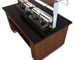 COMBISTEEL WARM BUFFET WENGE 1600  MET 2X 1/1 GN CHAFING DIS, Verzenden
