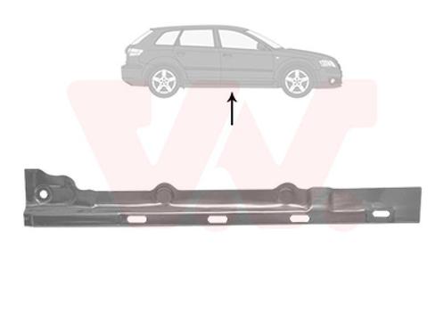 DREMPEL VOOR AUDI A3 8P 2003-2008 1K0802208A, Auto diversen, Auto-accessoires, Nieuw, Ophalen of Verzenden