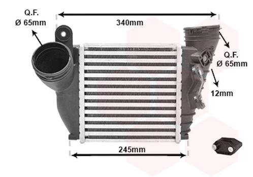INTERCOOLER VOOR AUDI A3 8L 1996-1999 1J0145803AB, Auto-onderdelen, Airco en Verwarming, Nieuw, Ophalen of Verzenden
