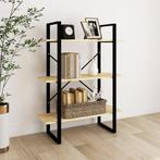 vidaXL Boekenkast met 3 schappen 80x30x105 cm massief, Huis en Inrichting, Kasten | Boekenkasten, Verzenden, 100 tot 150 cm, Nieuw