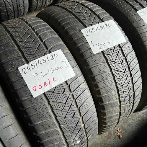 2 x Pirelli Sottozero 3 245-45-20 RFT Winterbanden 5mm, Auto-onderdelen, Banden en Velgen, 20 inch, Winterbanden, 245 mm, Personenwagen