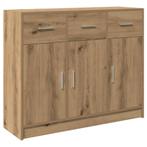 Dressoir 91cm Eiken - Retourdeal - Klassiek Design!, Klassiek, Nieuw, 25 tot 50 cm, Overige houtsoorten
