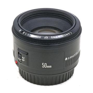 Canon EF 50mm f/1.8 II Lens - Zwart beschikbaar voor biedingen