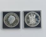 Nederland - Lot van twee Nederlandse zilveren munten -