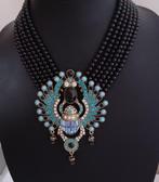 Heidi Daus - Brons, Kristallen, Scarabee - Halsketting