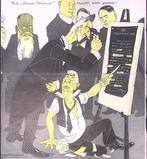 Colijn en Aalberse over de Troonrede (lijst optie, Lithos), Antiek en Kunst, Verzenden