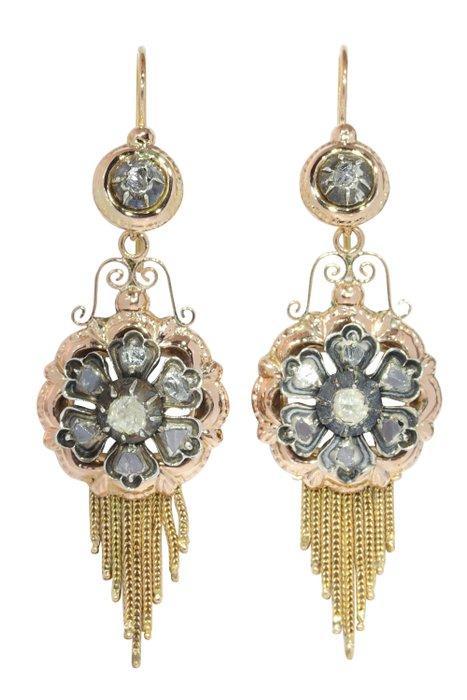 Zonder Minimumprijs - Oorbellen - 18 karaat Roségoud, Zilver, Sieraden, Tassen en Uiterlijk, Oorbellen