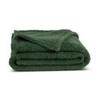 Dekbed Discounter Teddy Plaid - Sherpa Fleece  - Groen Groen, Verzenden, Nieuw