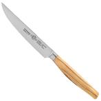 Eikaso Solingen Gesmeed Steakmes 12cm met Olijfhouten Han..., Huis en Inrichting, Keuken | Bestek, Ophalen of Verzenden, Nieuw