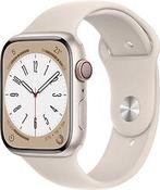 Apple Watch Series 8 45 mm kast van sterrenlicht aluminium, Verzenden, Gebruikt