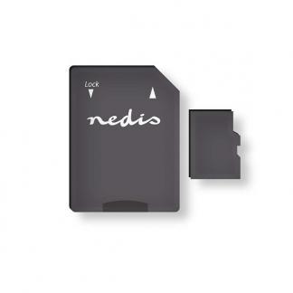 Micro SDHC kaart met adapter | Nedis (Class 10 UHS-I, 32 GB), Audio, Tv en Foto, Fotografie | Geheugenkaarten, Nieuw, Verzenden