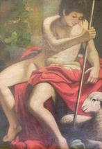 Scuola italiana (XX), da Caravaggio - San Giovanni Battista, Antiek en Kunst, Kunst | Schilderijen | Klassiek