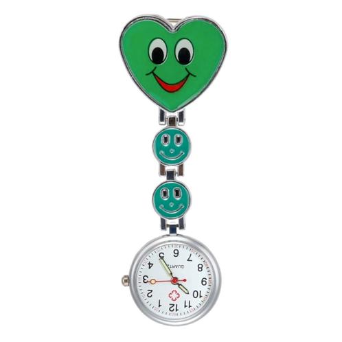 Fako® - Verpleegstershorloge - Hart Smile - Groen, Sieraden, Tassen en Uiterlijk, Horloges | Dames, Verzenden