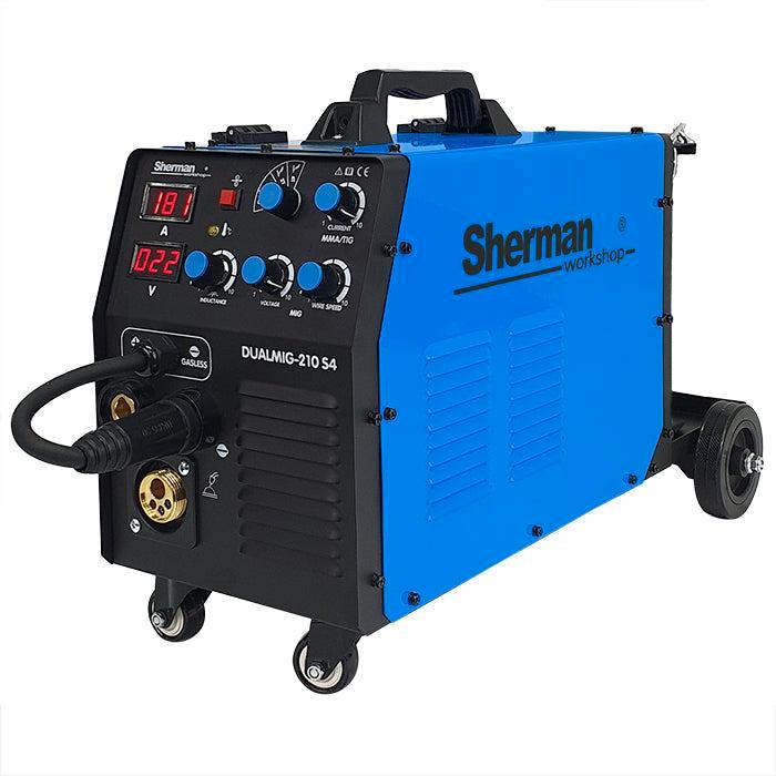 DUALMIG 210 S4 inverter lasapparaat met wielen en, Doe-het-zelf en Verbouw, Gereedschap | Lasapparaten, Ophalen