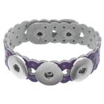 Fako Bijoux® - Armband Voor Click Buttons - Leder Harten -, Sieraden, Tassen en Uiterlijk, Verzenden, Nieuw