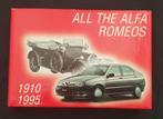 All the Alfa Romeos 1910-1995, Boeken, Domus, Zo goed als nieuw, Algemeen, Verzenden