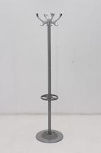 Kapstok garderobe staand grijs/zilver - hoogte 165cm, voet, Gebruikt, Ophalen of Verzenden