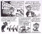 Pentekening Amerika - Overwinning (lijst optie, Tekeningen), Antiek en Kunst, Kunst | Tekeningen en Foto's, Verzenden