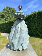 sculptuur, Leaf Lady - 44.5 cm - Polystone, Antiek en Kunst