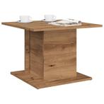 vidaXL Salontafel 55,5x55,5x40 cm bewerkt hout artisanaal, Huis en Inrichting, Tafels | Salontafels, Verzenden, Nieuw, Overige houtsoorten